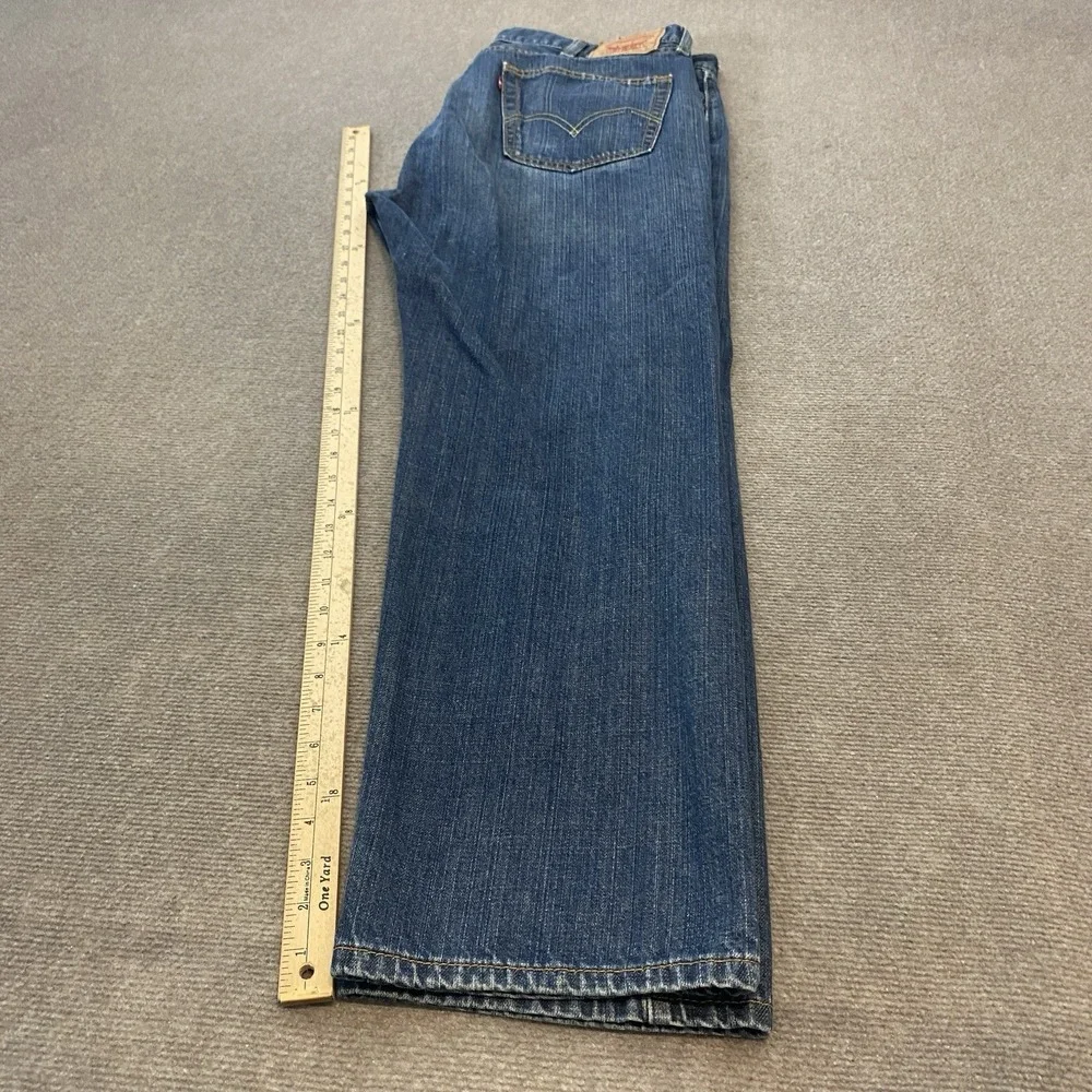 vtg Levis 505 Jeans Mens Fits 40x30 Straight Distressed‎ Denim 90's y2k Faded